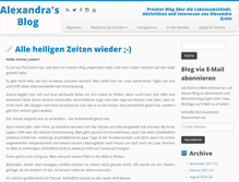 Tablet Screenshot of greinalexandra.com